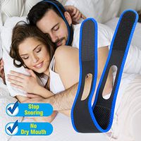 Anti Snoring Chin Strap,Snoring Solution Anti Snoring Devices Effective Stop Snoring Chin Strap for Men Women Adjustable Snore Reduction Chin Straps Snore Stopper Advanced Sleep Aids for Better Sleep