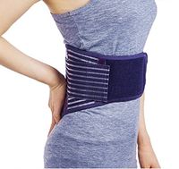 Warm Keeping Waist Brace for Women with Pad, Purple
