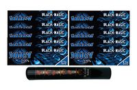 Herb Airtight Tube Pocket Protector with Juicy Jay's Black Magic 1.25 Flavored Hemp Rolling Papers 10 Count DC Crafts Nation- Tiki Man