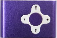 Vertigo MP3 00132_PUR 2 GB MP3 Player Crystal Case - Purple