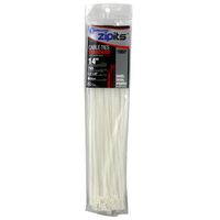 Cambridge Zipits Multi Purpose Cable Ties Zip Ties 14 Inch 75 Lb 100 Pieces Standard Duty Natural