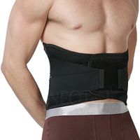 Neotech Care Back Brace - Lumbar Support Belt - Wide Protection, Adjustable Compression & Breathable - for Gym, Posture, Lifting, Work, Pain Relief - Black - Size S