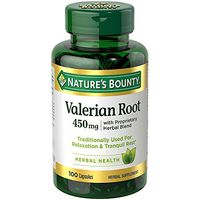 Nature's Bounty Valerian Root 450 mg 100 ea (Pack of 10)