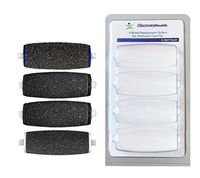 Pedi Refill Rollers for Amope Refills and Other Brand Pedicure Perfect Foot Files, Mixed Course Replacement Roller Heads (1 Extra Coarse, 2 Standard Coarse, 1 Soft Touch)