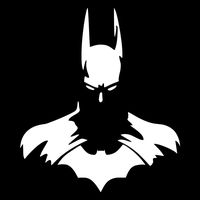BCOROBYS MBlk Batman Super Hero Decal Vinyl Sticker Graphics Car Truck SUV Van Wall Window Laptop Car Styling Reflective Sticker (6.227.16 inches, White,2pcs MBLK Batman)