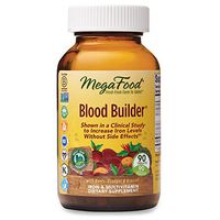 MegaFood, Blood Builder, Daily Iron Supplement and Multivitamin, Supports Energy and Red Blood Cell Production Without Nausea or Constipation, Gluten-Free, Vegan, 90 Count (90 servings)