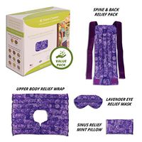 Nature Creation Ultimate Set- Herbal Heat Pack/Cold Pack - Hot and Cold Therapy (Purple Flower)