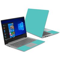 MightySkins Skin Compatible with Lenovo Ideapad 330S 14" (2018) - Solid Turquoise | Protective, Durable, and Unique Vinyl Decal wrap Cover | Easy to Apply, Remove, and Change Styles | Made in The USA