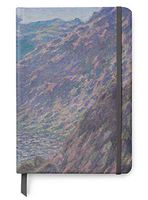 Claude Monet Art UV Printed on PU Leather A5 Journal Notebook - Lined Pages