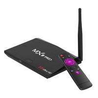 Docooler MX9 Pro Android 8.1 TV Box RK3328 Quad Core 64Bit 4G / 32G H.265 UHD 4K VP9 HDR 3D Mini PC 2.4G / 5G WiFi BT 4.1 US Plug