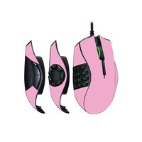 MightySkins Skin Compatible with Razer Naga Trinity - Solid Pink | Protective, Durable, and Unique Vinyl Decal wrap Cover | Easy to Apply, Remove, and Change Styles | Made in The USA