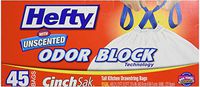 Hefty Cinch Sak Tall Kitchen & Trash Bags PAC E86755