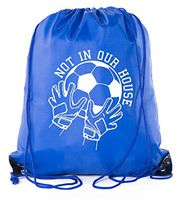 Soccer Party Favors | Soccer Drawstring Backpacks for Birthday Parties, Team events, and much more! - 3PK Royal CA2500SOCCER S2