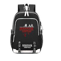 Stranger Things Backpack with USB Charging Port School Boys Girls Bookbag Laptop Backpack for Teens