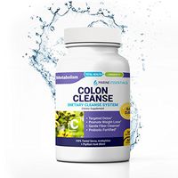 Marine Essentials Colon Cleanse Detox - “Colon Cleanse Detox” Dietary Colon Cleanser System w/Senna Leaf Extract + Psyllium Husk (60 Capsules)