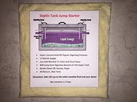 Septic Tank Jump Starter Live Septic Tank Treatment, 1 Year Supply