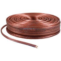 Car Home Audio Speaker Wire Transparent Clear Cable 16AWG 16/2 Gauge (25 feet)