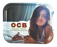 OCB Metal Rolling Tray (Organic Hemp Large) by OCB