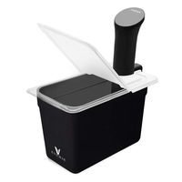 EVERIE Sous Vide Container 7 Quart with Collapsible Hinge Lid and Sleeve for Anova Nano