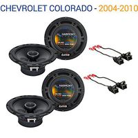 Compatible with Chevy Colorado 2004-2012 Factory Speaker Upgrade Harmony (2) R65 Package New