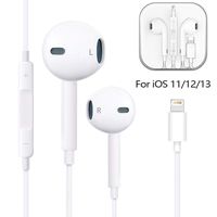 Earbuds, Microphone Earphones Stereo Headphones Noise Isolating Headset Fit Compatible with iPhone Xs/XR/XS Max/iPhone 7/7 Plus iPhone 8/8Plus /iPhone X Earphones (1-Pack)