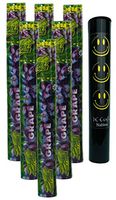 Herb Airtight Tube Pocket Protector with Cyclones Grape Hemp Cones 6 Count DC Crafts Nation- Happy Face
