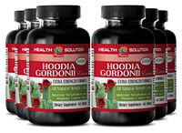 Moringa Powder Organic - HOODIA GORDONII Extract 2000 - Appetite Suppressant for Weight Loss 6 Bottle 360 Tablets