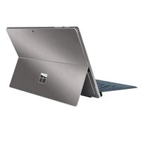 ProElife Ultra Slim Protective Decal Skin Accessories for 12.3'' Microsoft Surface Pro 6 12.3-Inch (2019 Release), Metallic Texture Decoration Protective Cover Sticker for Back & Lateral Sides (Gray)