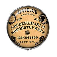 Ouija Board - Art Photo Pill Box - Charm Pill Box - Glass Candy Box