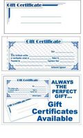Gift Certificate Super Kits 7 H x 11' W Inches