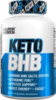 Evlution Nutrition Keto BHB, Premium Triple Strength Ketogenic Fuel, 2500MG BHBs, Appetite Support, Stimulant Free, Gluten-Free, 30 Servings