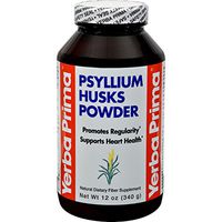Yerba Prima Psyllium Husks Powder - 12 oz (Pack of 4)