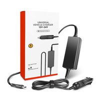 TAIFU USB-C Laptop Car Charger DC Adapter for Lenovo Yoga C930-13, Yoga S730-13, Yoga 920-13, Yoga 730-13, IdeaPad 730s-13, GX20P92530; ThinkPad X1 Carbon 5th, 6th, ThinkPad T480, T480S, P52S, P51S