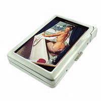 Vintage Retro Sexy Bridesmaid Party Cigarette Case with Built In Lighter Pin Up Girl-153