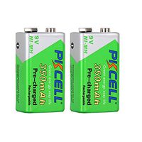 9V 350mAh NiMH Ready to Use Rechargeable Batteries 2Pcs