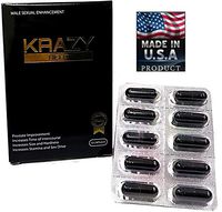 Krazy Night Black Male Enhancing Pills Erection Best Seller (10 Capsule)