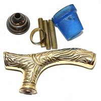 Nautical World Men Embossed Derby Cane Black Maple, Solid Brass Handle -Affordable Gift! Item #HAR-9112408