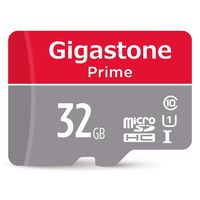 Gigastone 32GB Micro SD Card with Adapter, U1 C10 Class 10, Full HD available, Micro SDHC UHS-I Memory Card