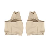 Afazfa Thumb Valgus Toe Cushion Hallux Relief Corrector Pad Protector Sleeve (Khaki)