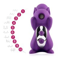Geloo Portable Suction Vibrator Electronic Mobile Computer USB Rechargeable Suitable for Home Personal Fitness Sports
