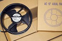 Axial Fan, AK25489 Series, 115 V, AC, 254 mm, 89 mm, 66 dBA, 680 cu.ft/min