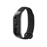 T-BLUER for Xiaomi Mi Band 3 Band, Replacement Strap Carbon Fiber Wirstband for Xiaomi Mi Band 3 Smart Bracelet Accessories(No Tracker)