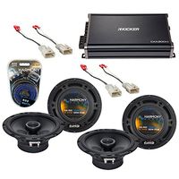 Compatible with Scion xB 2004-2014 Factory Speaker Replacement Harmony (2) R65 & CXA300.4 Amp (Renewed)