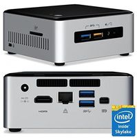 Intel Desktop/HTPC 6th Generation Intel Dual-Core i3 2.3GHz, 16GB DDR4, 240GB SSD, Wifi, Bluetooth, 4K Capable, Dual Monitor Capable, Windows 10 Professional 64Bit