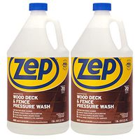 Zep Wood Deck and Fence Pressure Wash Cleaner Concentrate 128 Ounce ZUDFW128 (Pack of 2) Construction Grade