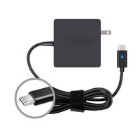 65W USB C AC Adapter Charger for with Lenovo ThinkPad X1 Tablet T480 T480S T580 T580s T570 E580 E585 E480 L380 L480 L580 Yoga 370 730 730-13IKB X270 X280 X380 65W Type C Power Supply Adapterr Cord