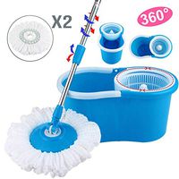 Lovely999 Upgraded Deluxe 360 Spin Mop & Bucket Set Household Floor Mop Cleaning System
