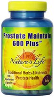 Nature's Life Prostate Maintain 600+ Veg Capsules, 100 Count