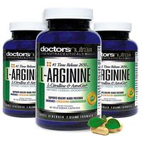 (Pack of 3) L-Arginine L-Citrulline Extra Strength Over 2,650 Milligrams by Doctors Nutra Nutraceuticals - Nitric Oxide Booster - Plus Astragin for Greater Absorption with Added DIM - 240 Capsules