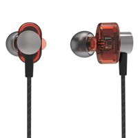 PHB in Ear Headphones Wired Earbuds, Noise Cancelling with Microphone,Ergonomic Sweatproof Earphone, Heavy Deep Bass for Mobile Games, Smartphones, Sports, Gym, Aboard and Noisy Environment